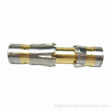 E-cigarette Mechanical Mod, Stainless Steel and Copper-plated, High-quality